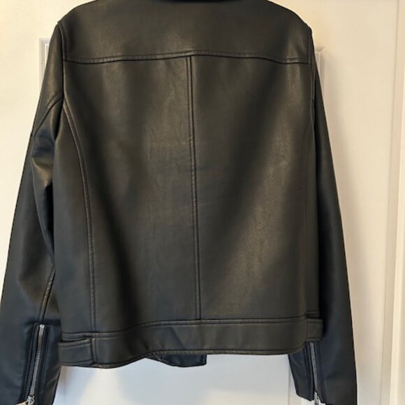Loft faux leather biker jacket - size Small - Picture 6 of 7